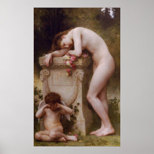 Poster Élégance de Bouguereau (Douleur d'amour) (1899)