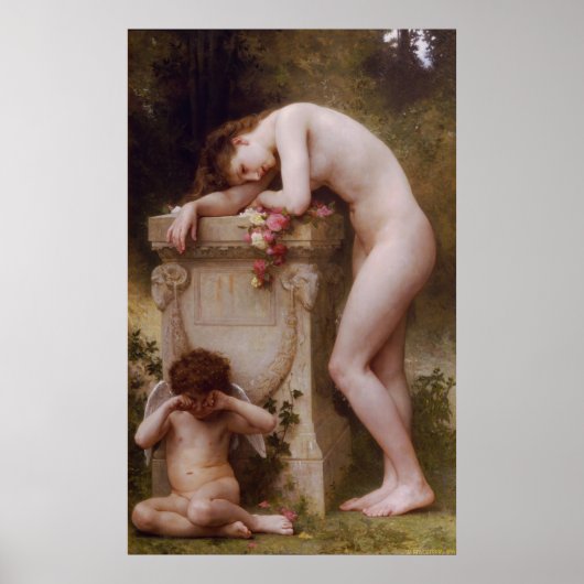 Poster Élégance de Bouguereau (Douleur d'amour) (1899) (Devant)