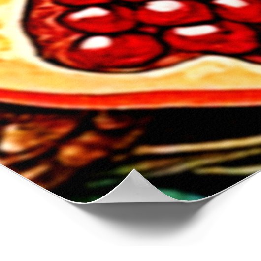 Poster Elégance de la grenade Imprimer (Coin)