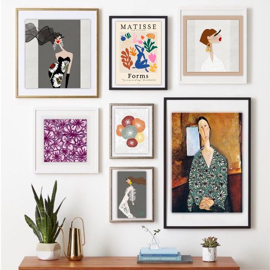 Poster Élégance dévoilée mode