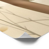 Poster Élégance douce dans une danse papillon (Coin)