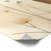 Poster Élégance douce dans une danse papillon (Coin)