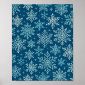 Poster Élégance du flocon de neige givré (Devant)