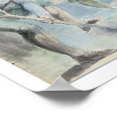 Poster 'Elégance écrite dans une église-cour de campagne' (Coin)