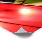 Poster Élégance électrique en rose (Coin)