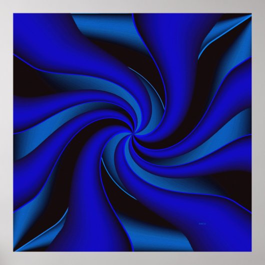 Poster Elégance en bleu.... (Devant)