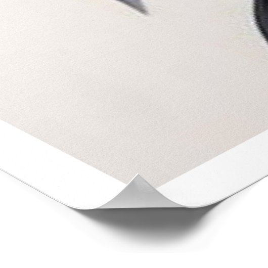 Poster Elégance en Fleur : Harmonie Florale et Paysage I (Coin)