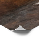 Poster Elégance éphémère : Roses par la fenêtre (Coin)