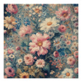 Poster Élégance florale (Devant)