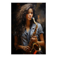Elegance in Oil : Un saxophoniste dynamique