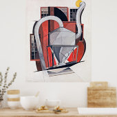 Poster Élégance industrielle : High Res Charles Demuth (Cuisine)