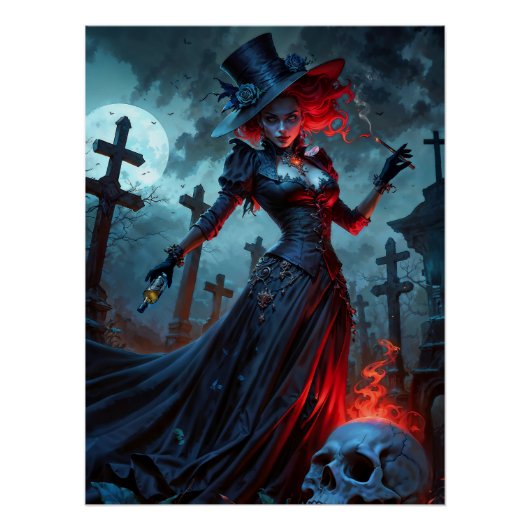 Poster Élégance infernale de Maman Brigitte (Devant)