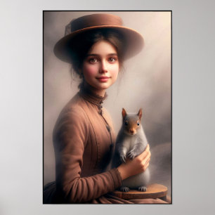 Poster Élégance intemporelle de l'ère victorienne sur le 