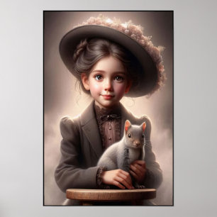Poster Élégance intemporelle de l'ère victorienne sur le