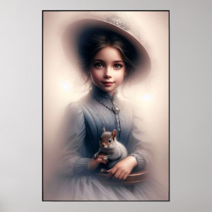 Poster Élégance intemporelle de l'ère victorienne sur le 