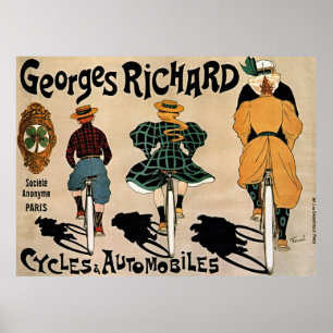 Poster Élégance intemporelle : Georges Richard - Vintage