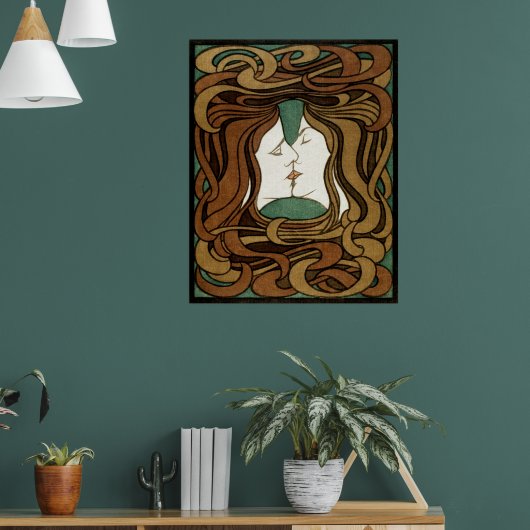 Poster Élégance intemporelle : L'affiche de Peter Behrens (Salon 1)