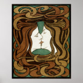 Poster Élégance intemporelle : L'affiche de Peter Behrens (Devant)