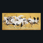 Poster Élégance intemporelle : Le troupeau japonais de gr<br><div class="desc">Immergez-vous dans la beauté sereine de notre magnifique affiche japonaise Flock of Cranes, un chef-d'oeuvre vintage de la célèbre Ishida Yūtei. Cette oeuvre méticuleusement détaillée, avec sa résolution de haute qualité et numériquement brillance améliorée, vous transporte dans un monde où la grâce rencontre une élégance intemporelle. Alors que les grues...</div>