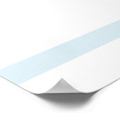 Poster Elégance moderne garçons Baptême Accueil (Coin)