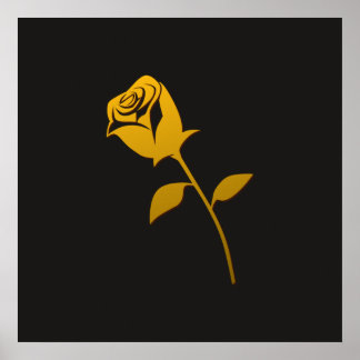 Poster Élégance Or 19 Imprimer