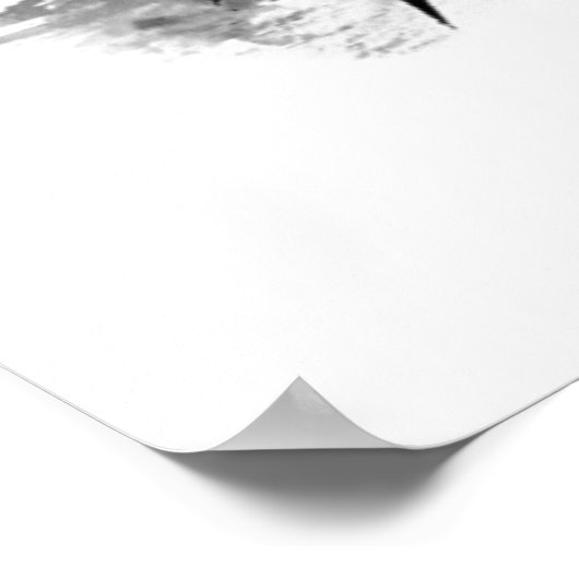 Poster Élégance orchidée (Coin)