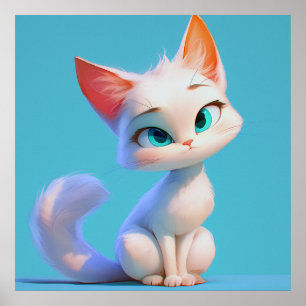 Poster Élégance Purr-fect