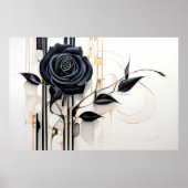 Poster Élégance Sombre (Devant)