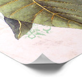 Poster Élégance Sud Vintage Magnolia botanique (Coin)