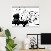 Poster Élégance urbaine (Bureau à domicile)