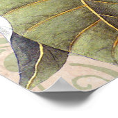 Poster Élégance vintage Magnolia Blossom Shabby (Coin)