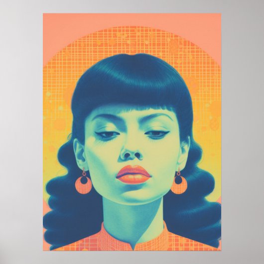 Poster Élégance vive (Devant)