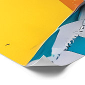 Poster Élégance vive - Bold Pop Art Woman (Coin)