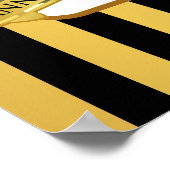 Poster Élégant 50e anniversaire de Mariage (Coin)