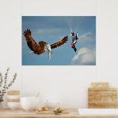 Poster Elégant aigle éléphant (Cuisine)