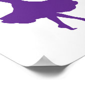 Poster Elegant Ballerina Silhouette Vertical Ballet Wall (Coin)