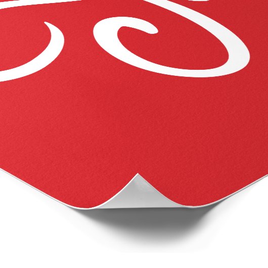 Poster Elégant Be Joyful Holiday Design (Coin)