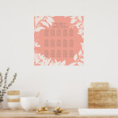 Poster Élégant Carton de siège de sertissage de couronnes (Cuisine)