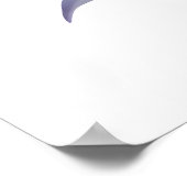 Poster Élégant Chat noir Floral Moon Art Amoureux des cha (Coin)