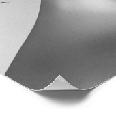 Poster Elégant cheveux afro (Coin)