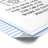 Poster Élégant Combien d'âge ont-ils été marié Shower Jeu (Coin)