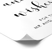 Poster Elégant Conseils et voeux mariage signe (Coin)