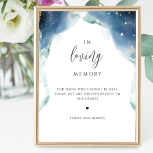 Poster Élégant dans la mémoire aimante, Mariage céleste s