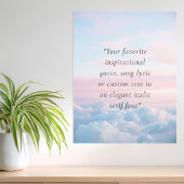 Poster Élégant devis personnalisé minimaliste moderne