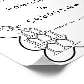 Poster Élégant Dîner de répétition à main levée Signal de (Coin)