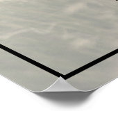 Poster Élégant enterrement | Chic Memorial Service Photo (Coin)