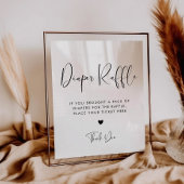 Poster Elégant et moderne Raffle