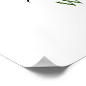 Poster Elégant Eucalyptus Aquarelle Couple Couple Douche (Coin)