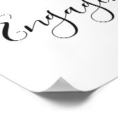 Poster Elégant Eucalyptus Blush Rose (Coin)