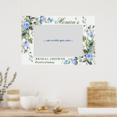 Poster Elegant Eucalyptus Fête des mariées Photo Prop Cad (Cuisine)